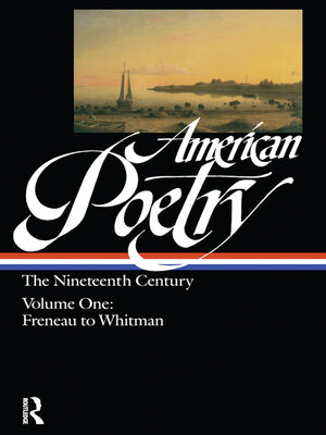 cover image of American Poetry 19th Century 2